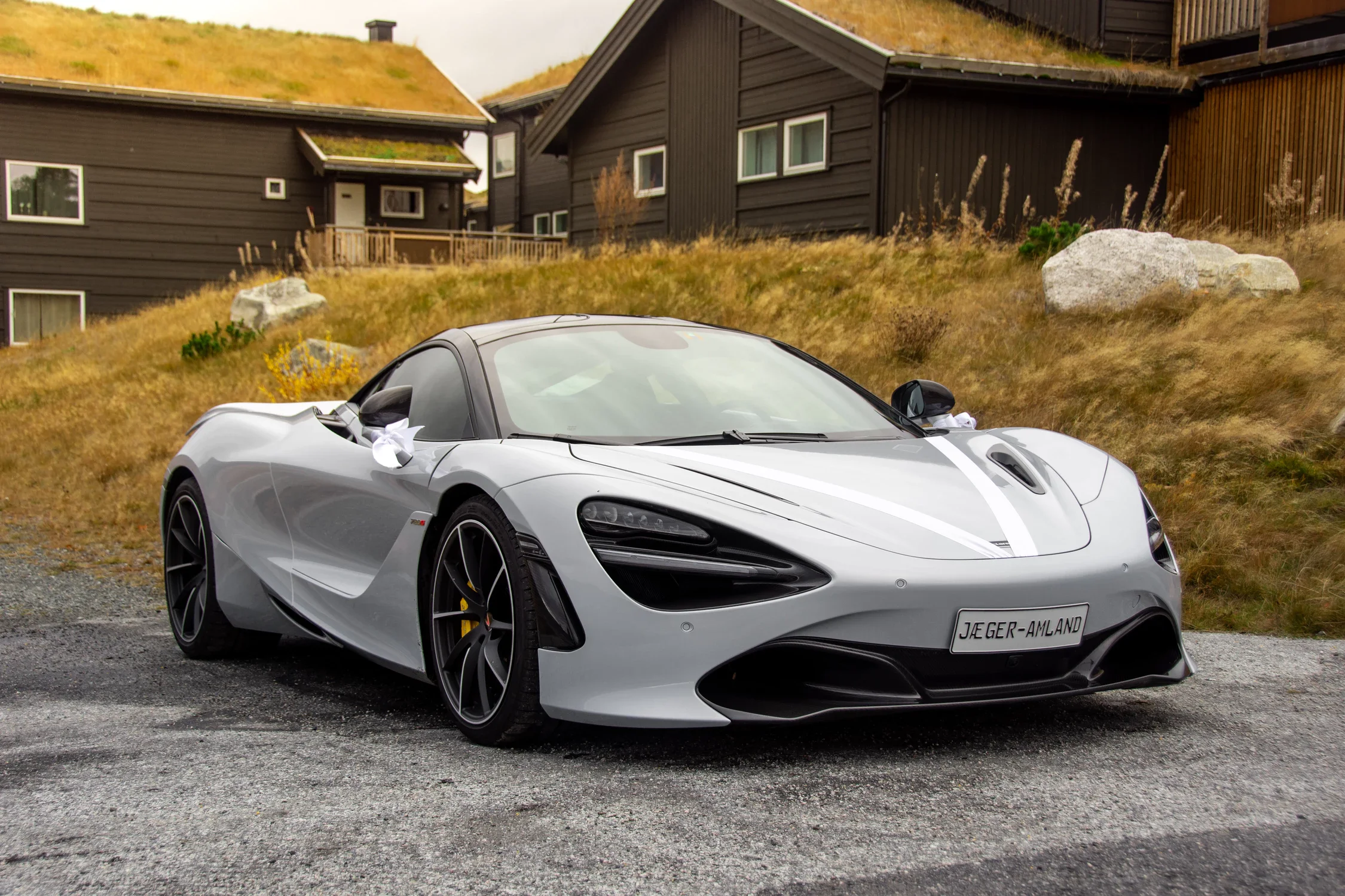 Sports car action shot