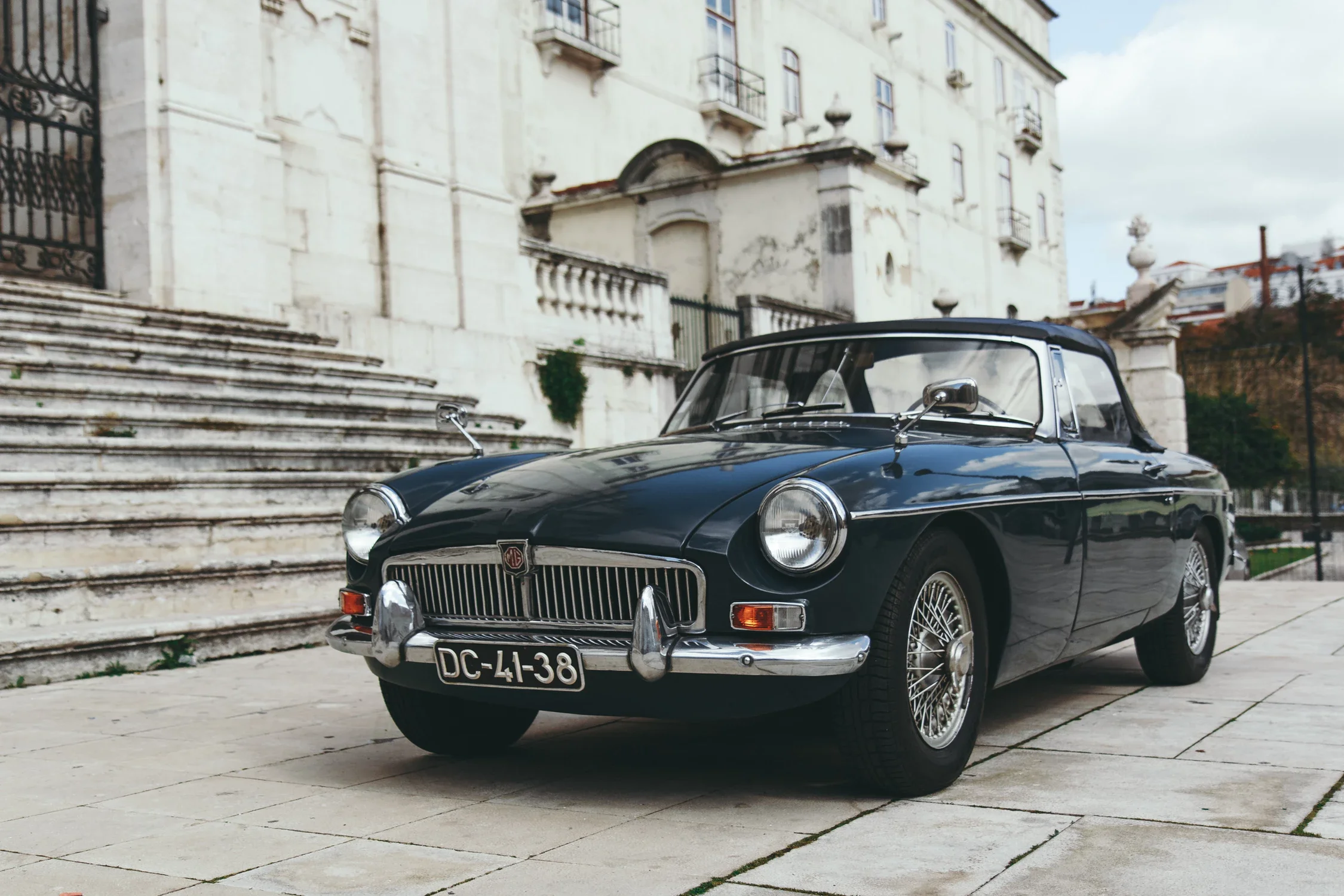 Retro classic car