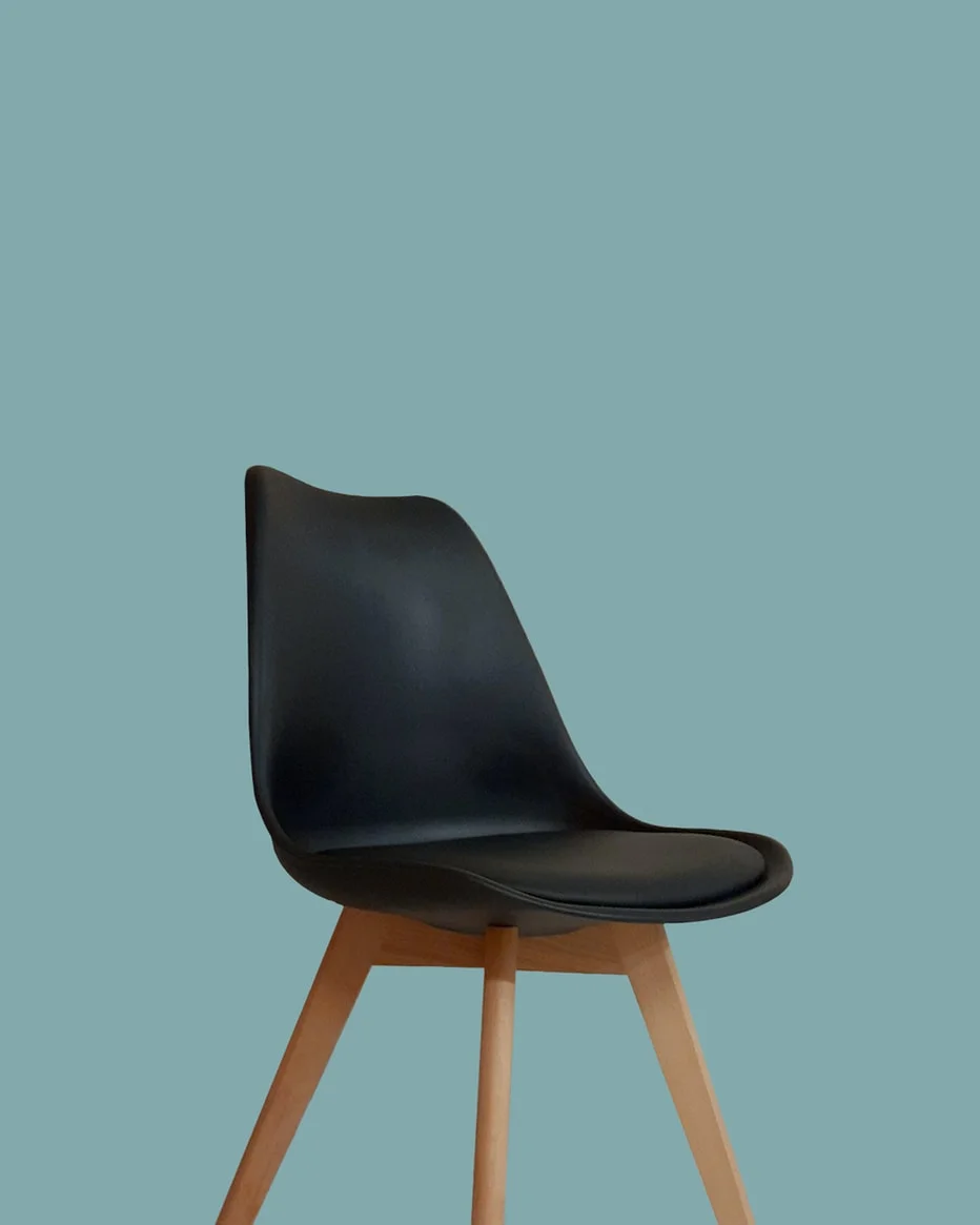 Modern wooden chair with cushion — AVION brand